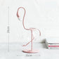 Frendorf | FlamigoBloom Tropische Deko-Vase | Zimmerpflanzengefäß | Stilvolle Glasvase mit Flamingo-Design