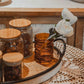 Frendorf | Bubblivio Bunte Glas-Getränkebecher | Handgefertigt | Einzigartiges Design | Perfekt für stilvolle Getränkepräsentation