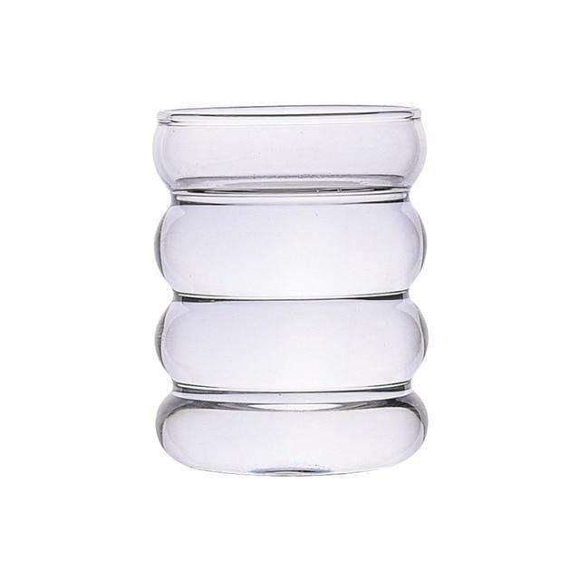 Frendorf | Bubblivio Bunte Glas-Getränkebecher | Handgefertigt | Einzigartiges Design | Perfekt für stilvolle Getränkepräsentation