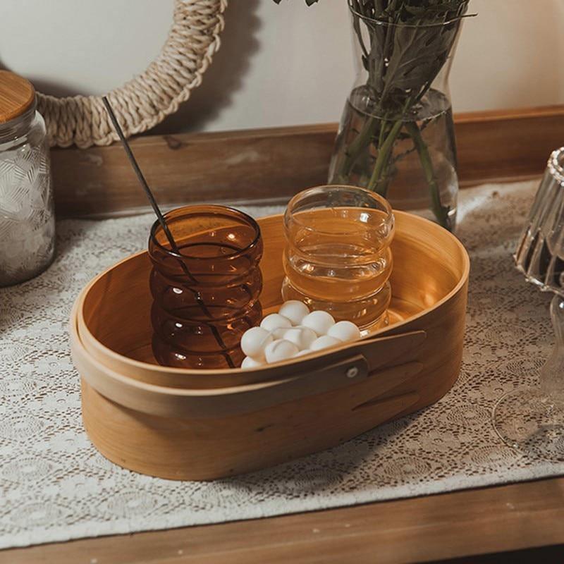 Frendorf | Bubblivio Bunte Glas-Getränkebecher | Handgefertigt | Einzigartiges Design | Perfekt für stilvolle Getränkepräsentation