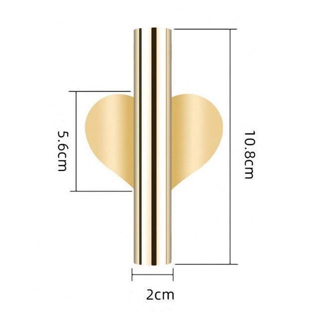 Frendorf | TubeElegance Wandvasen aus Metall | Modernes Design | Dekorative Wandhalterung für Blumen