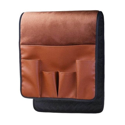 Rutschfester 5 Taschen Leder Armlehnen Stuhl Organizer