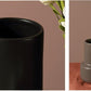 Frendorf | Vessario Keramik Vasen Set | Monochrome Design | Handgefertigte Deko-Vasen für Wohnzimmer & Schlafzimmer