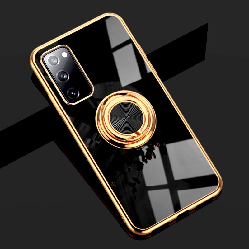 Frendorf | Luxuriöse Handyhülle mit royalem Plattierungsring für Samsung