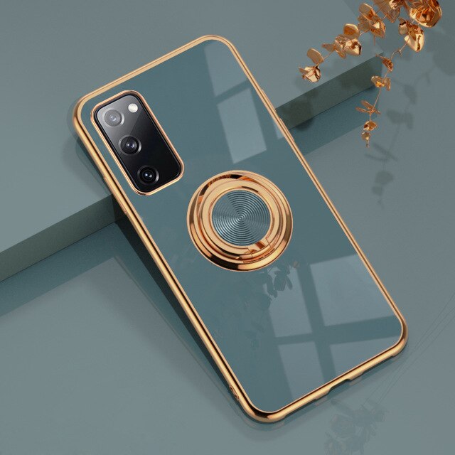 Frendorf | Luxuriöse Handyhülle mit royalem Plattierungsring für Samsung