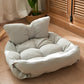 Frendorf | PurrNest Multifunktionales Plüsch Katzenbett | Katzenmatte & Schlafplatz | Bequem & Kuschelig | Modernes Design