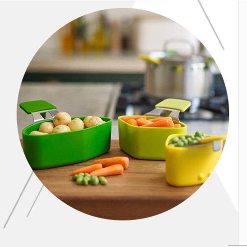3Pcs einfacher Geschirr Lebensmittel Dampfgarer