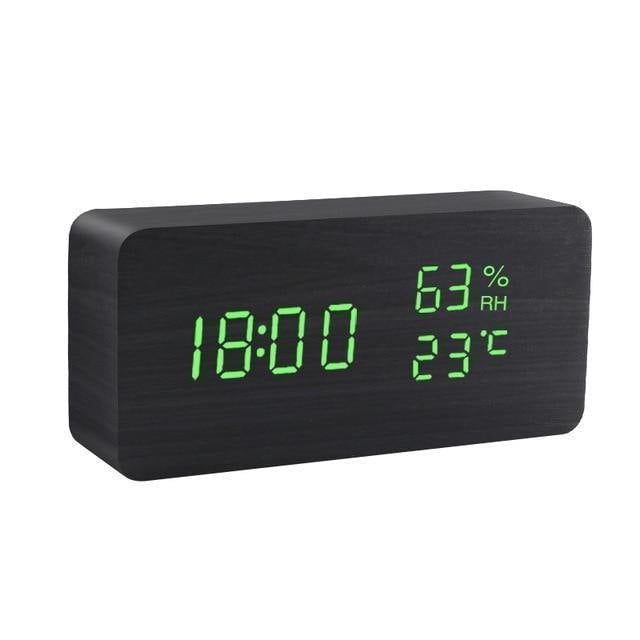 Frendorf | LED-Wecker in Holzwürfelform