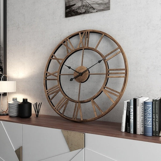 3D Große römische Ziffern Wanduhr Home