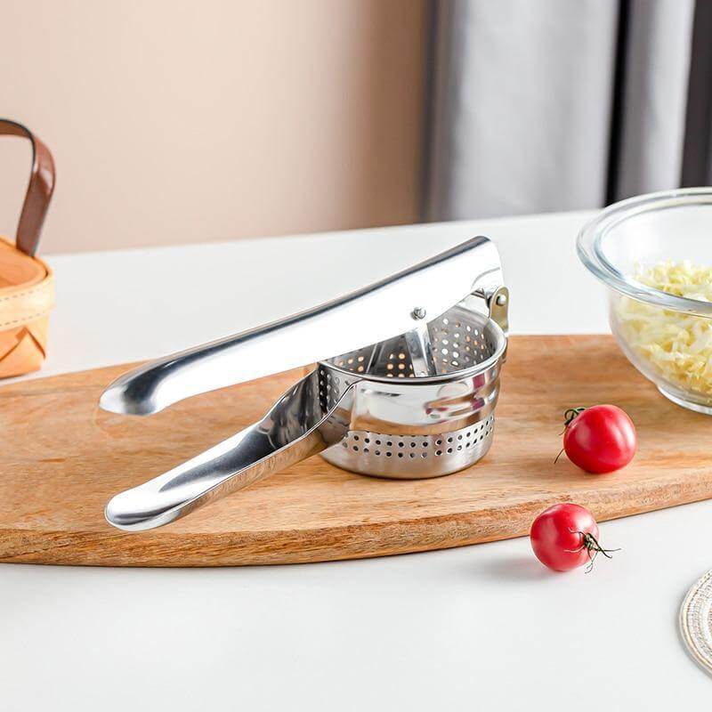 Frendorf | Edelstahl Gemüse Obst Saft Stampfer Werkzeug