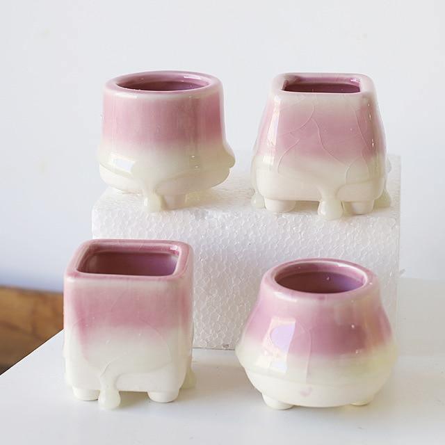 Frendorf | Driplette Marshmallow-Tropf-Pflanzgefäße | Moderne Designs | Bunte Pflanzgefäße für Zuhause