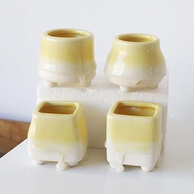 Frendorf | Driplette Marshmallow-Tropf-Pflanzgefäße | Moderne Designs | Bunte Pflanzgefäße für Zuhause