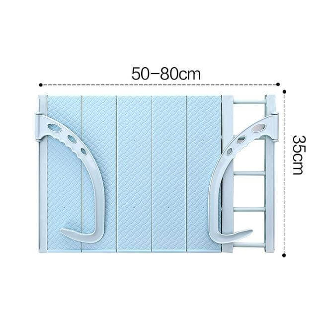 Frendorf | Balkon Faltbarer Kleiderhänge Trockenständer Organizer