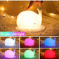 Niedliche Wal-Walnachtlampe mit Farbwechsel - GlowWhale