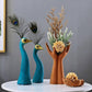 Frendorf | Veliro Metall Dekovase | Elegantes Wohnaccessoire | Modernes Design | Gold & Peru Farbvarianten