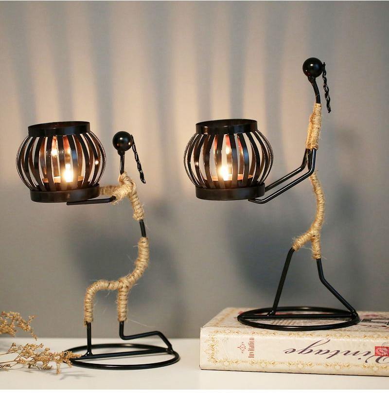 Frendorf | ArtisanForm Skulpturaler Kerzenständer | Moderner Kerzenhalter aus Stahl