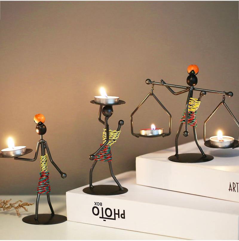 Frendorf | ArtisanForm Skulpturaler Kerzenständer | Moderner Kerzenhalter aus Stahl