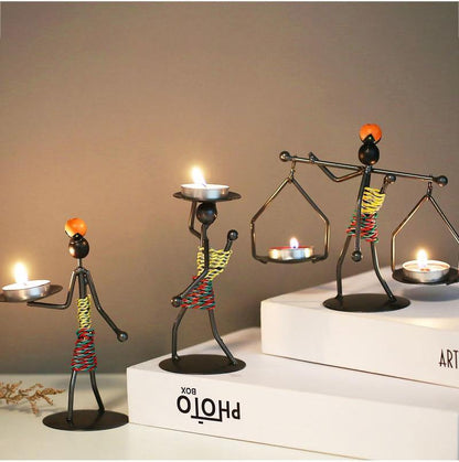 Frendorf | ArtisanForm Skulpturaler Kerzenständer | Moderner Kerzenhalter aus Stahl
