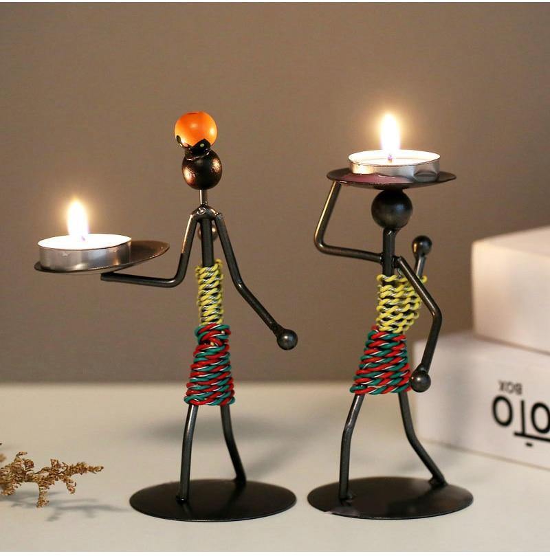 Frendorf | ArtisanForm Skulpturaler Kerzenständer | Moderner Kerzenhalter aus Stahl