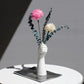 Frendorf | HandVase White Ceramic Blumenvasen | Kreatives Hand-Design | Stilvolle Tischdeko