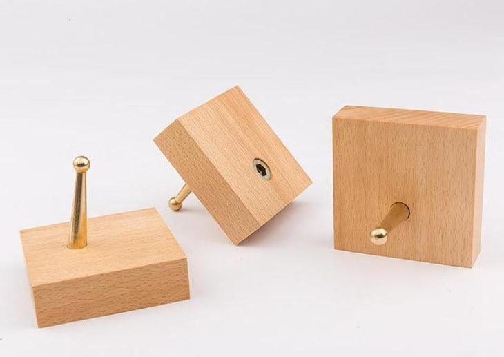 Frendorf | Hookaro Messing Wandhaken | Modernes Design | Elegante Aufbewahrung für Flur, Bad & Küche