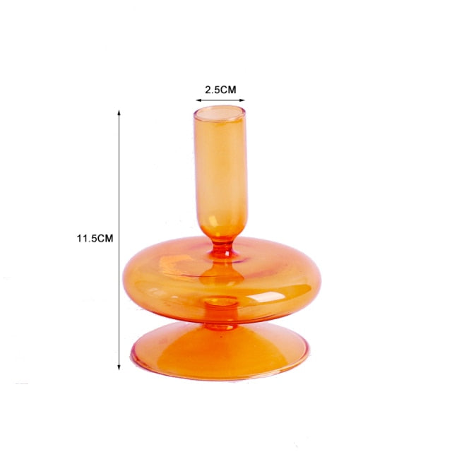 Nordic Stylischer Blasen-Glas Kerzenhalter