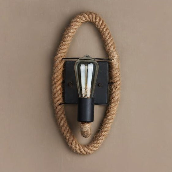 Frendorf | RetroGlow Wandleuchte – Stilvolles Vintage-Design mit einzigartigem rundem Rahmen