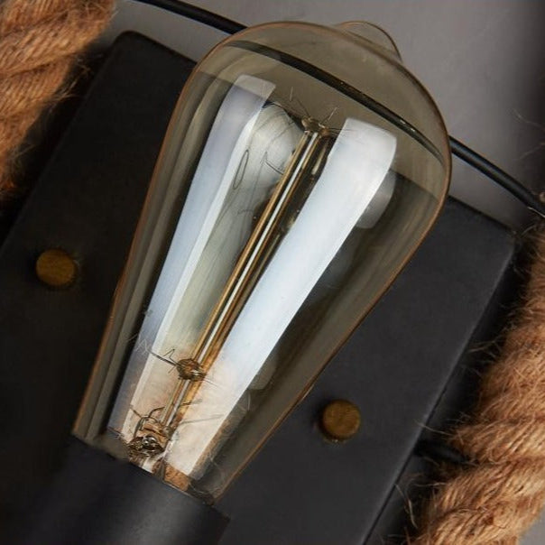Frendorf | RetroGlow Wandleuchte – Stilvolles Vintage-Design mit einzigartigem rundem Rahmen