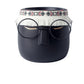 Frendorf | FaceArt Keramik Blumentopf mit Brille & Stirnband | Modernes Design | Dekorative Pflanzenvase