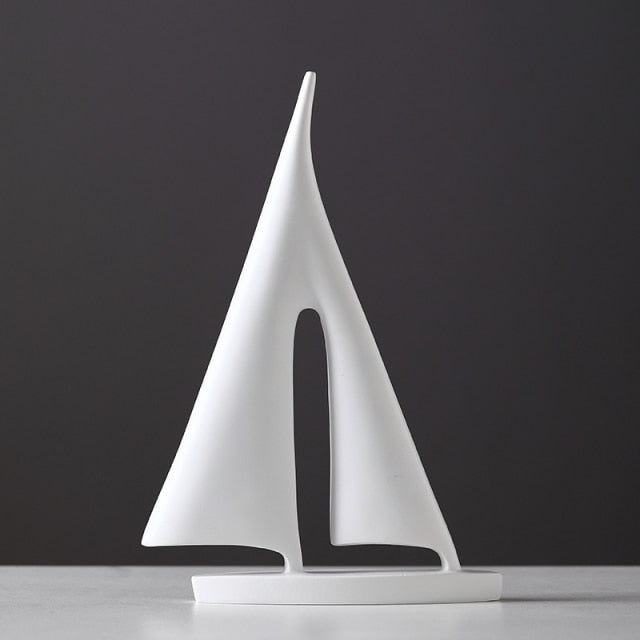 Segelboot Dekorative Figurine