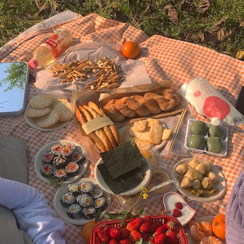 Clementine Gingham Picknickdecke