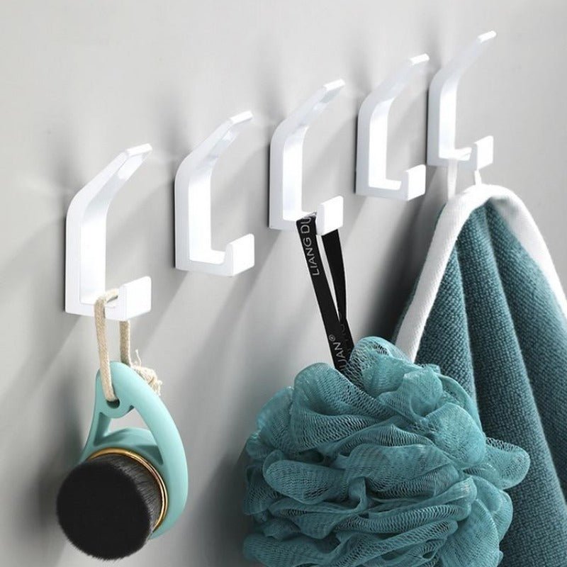 Aviro Aluminium Wandhaken Schwarz/Weiß - Moderne Dekorative Garderobenhaken
