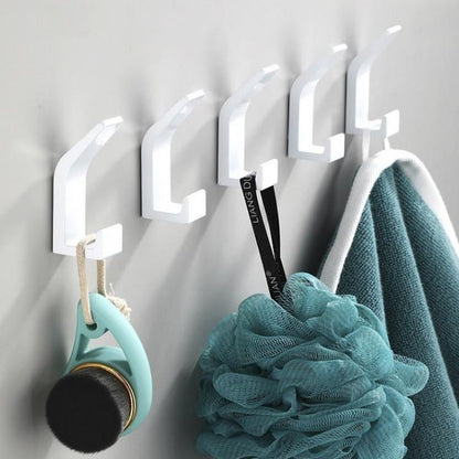 Aviro Aluminium Wandhaken Schwarz/Weiß - Moderne Dekorative Garderobenhaken