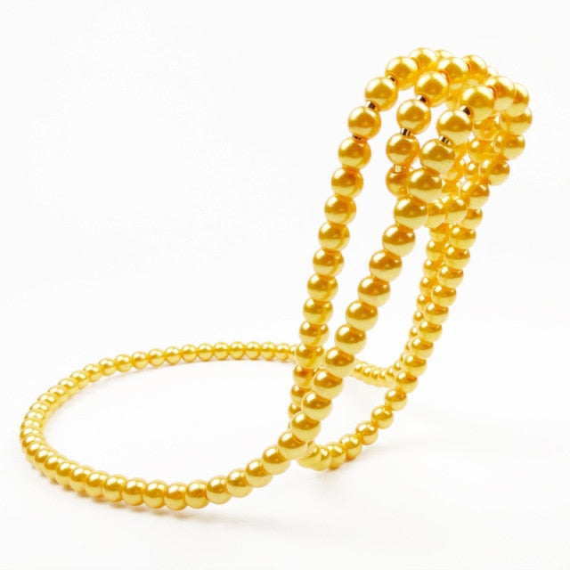Frendorf | PearlCascade Kiesel-Perlen Weingestell | Stilvolles Weinflaschenregal | Elegante Dekoration für Zuhause