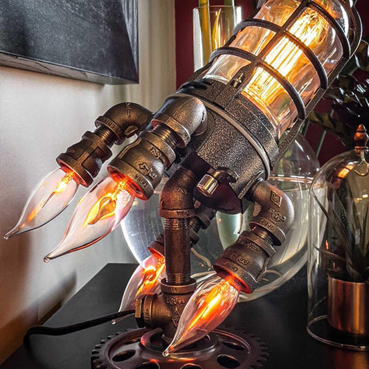 Raketenraum Industrie Vintage Lampe
