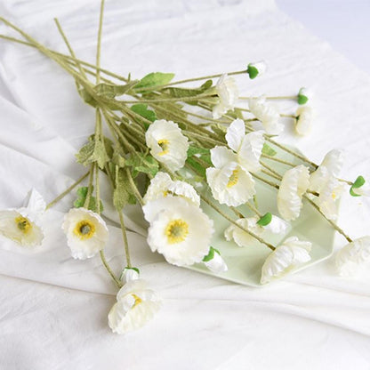Frendorf | BloomCharm Künstliche Blumen Deko | Realistische Mohnblumen | Verschiedene Farben & Größen