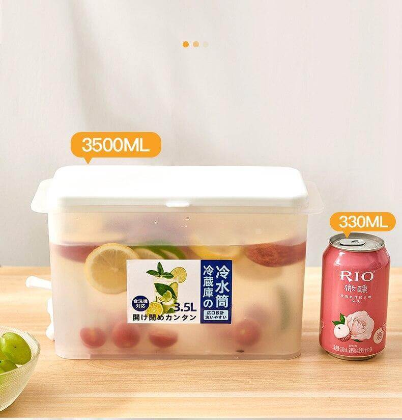 Frendorf | 3.5L Kühlschrank Kaltwasser Saftspender