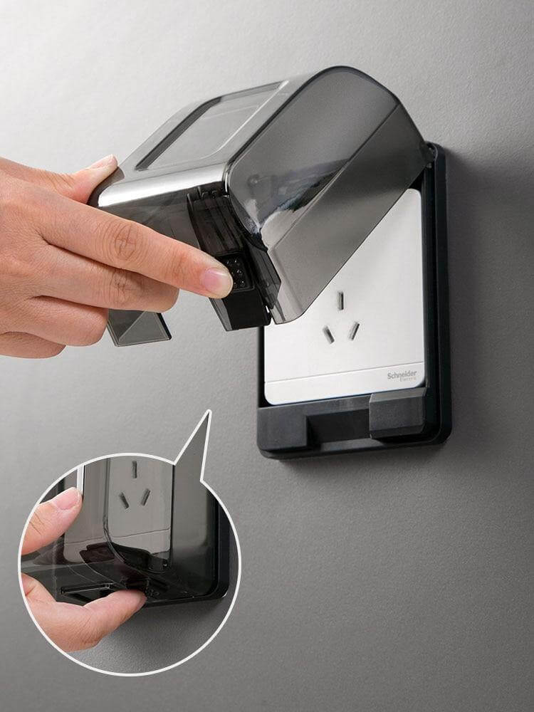 Frendorf | Badezimmer wasserdichte große transparente Steckdosen Schutzbox