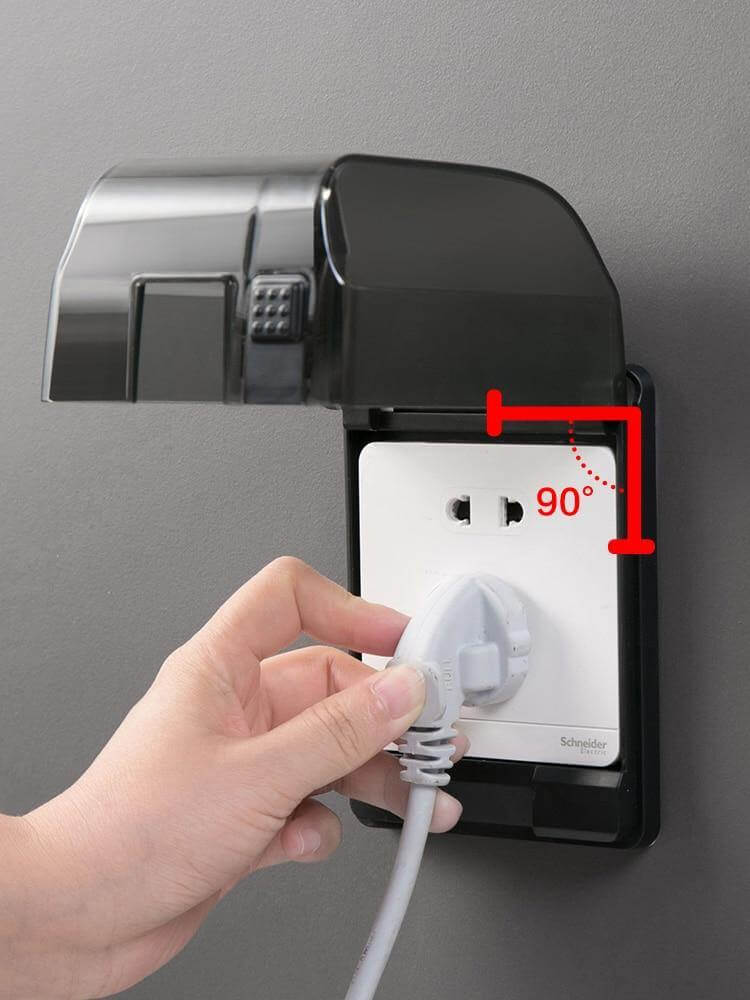 Frendorf | Badezimmer wasserdichte große transparente Steckdosen Schutzbox