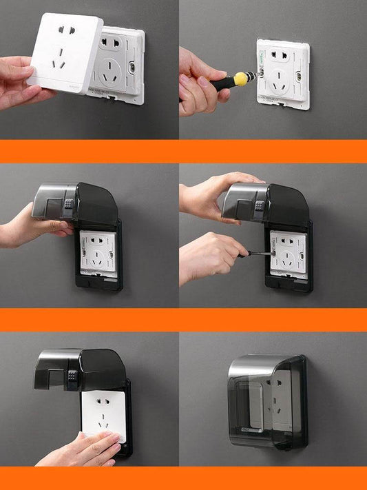 Frendorf | Badezimmer wasserdichte große transparente Steckdosen Schutzbox