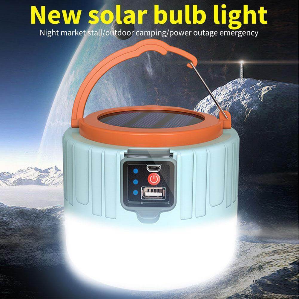 Wetterfeste Solar wiederaufladbare Camping LED Lampe
