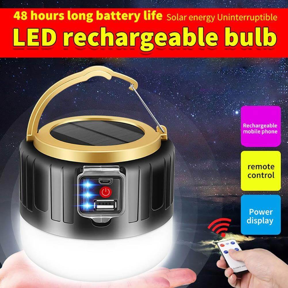 Wetterfeste Solar wiederaufladbare Camping LED Lampe
