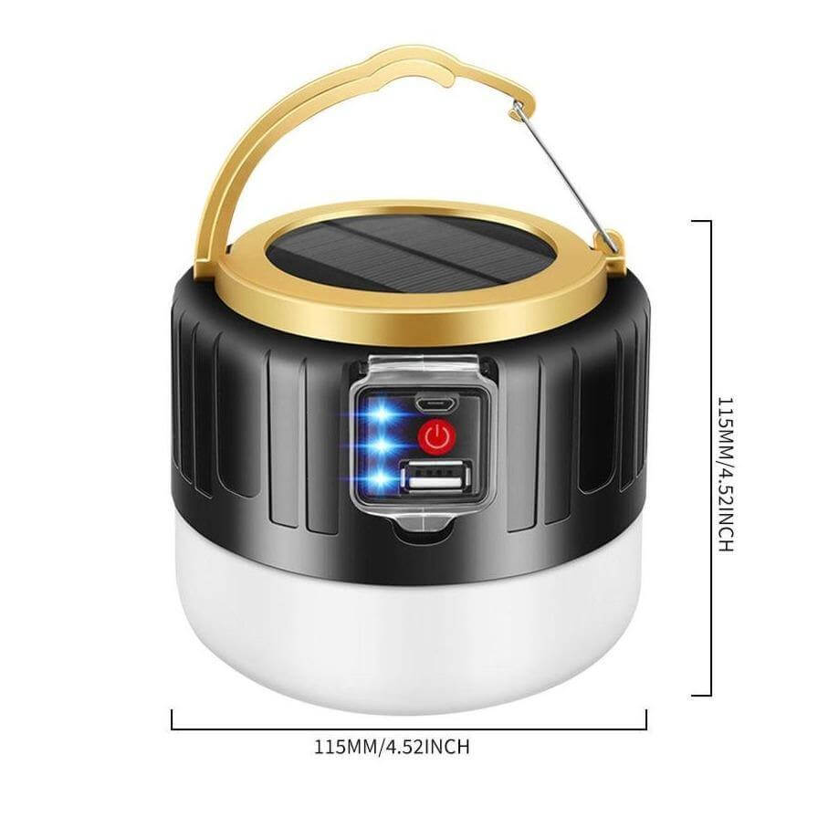 Wetterfeste Solar wiederaufladbare Camping LED Lampe