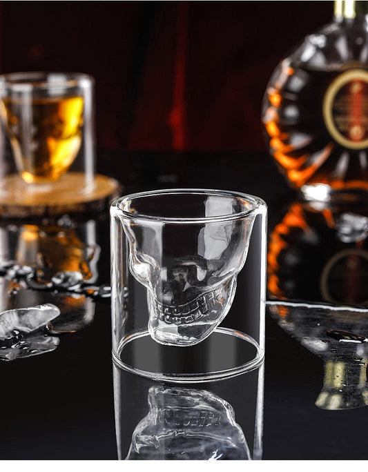 Hohles Doppelschicht-Whiskeyglas