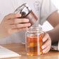 Einfach tragbarer Glas-Teefilter
