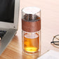 Einfach tragbarer Glas-Teefilter