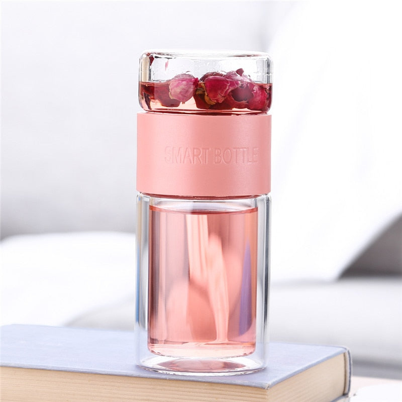 Einfach tragbarer Glas-Teefilter