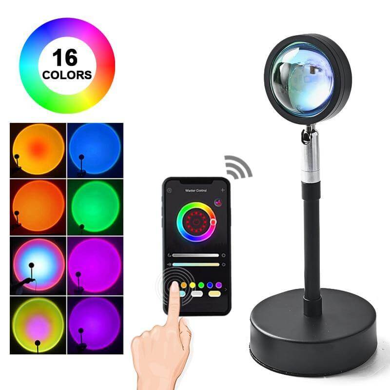 Fernbedienung Sonnenuntergang Atmosphären LED lampe