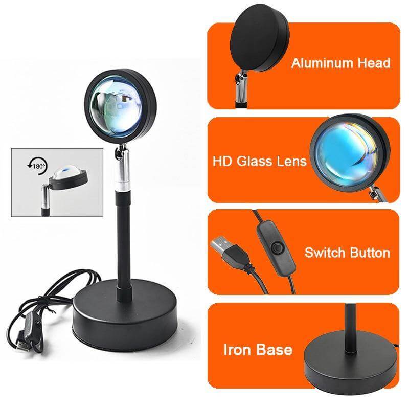 Fernbedienung Sonnenuntergang Atmosphären LED lampe