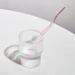 Frendorf | GlassLuxe Twist Glasstrohhalm Set | Bunte Trinkhalme | Nachhaltig & Wiederverwendbar | Für Cocktails & Smoothies